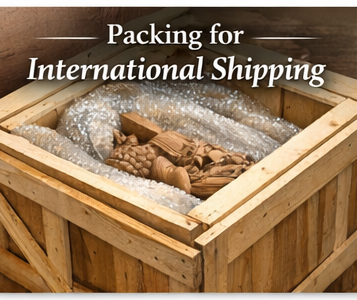 How We Pack Wooden Statues for International Shipping