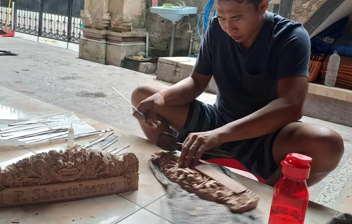 Tirtha Wangi Balinese wood carving workshop