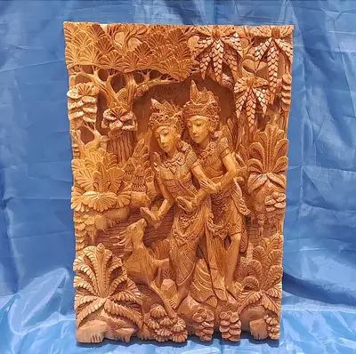 Ramasita Panel Balinese Wall Panel Carvings