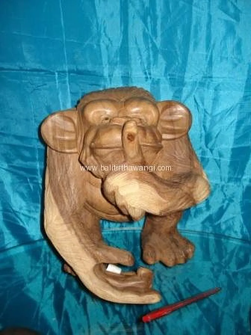 Gorila Animal Wood Carvings
