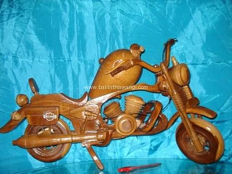 Hurley Motorcycle Wood Sculptures