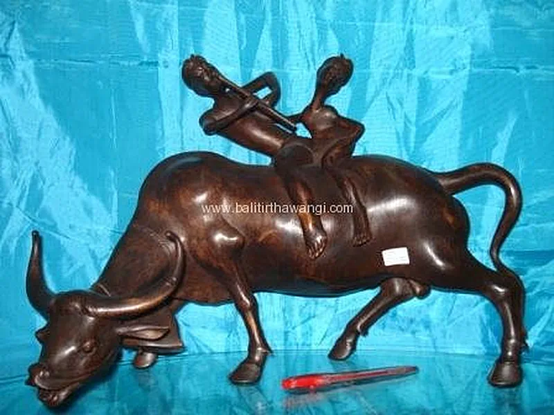 Shepherd cattle Animal Wood Carvings