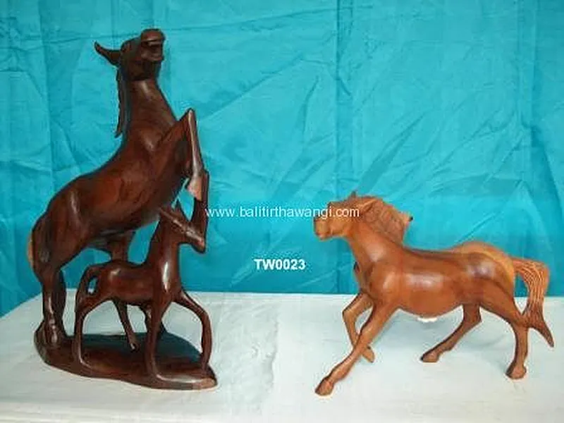 Standing Horse with baby