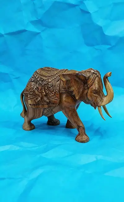 Elephant with Carvings