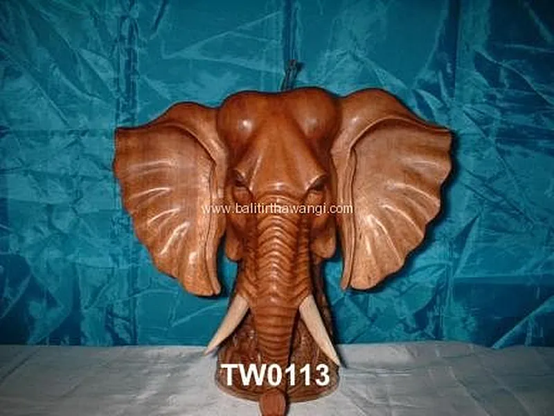 Elephant Mask Balinese Wooden Masks