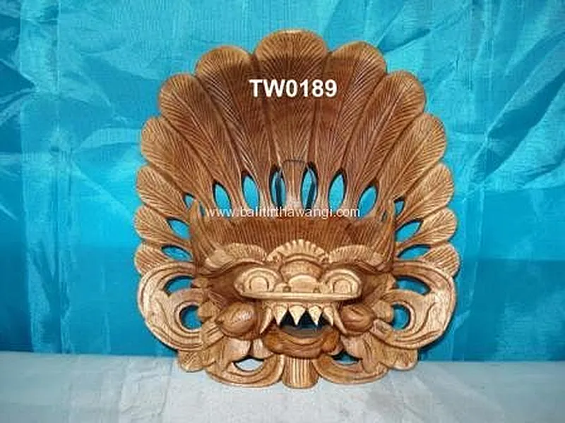 Flower Sai Mask second quality Balinese Wooden Masks