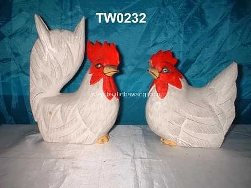 Rooster and Chicken color
