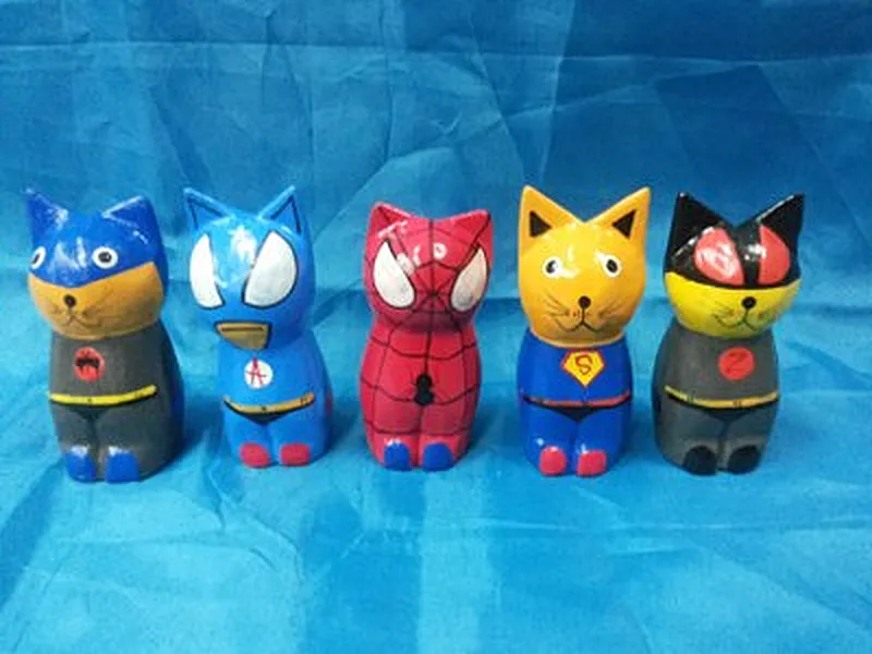 Cat superhero set 5