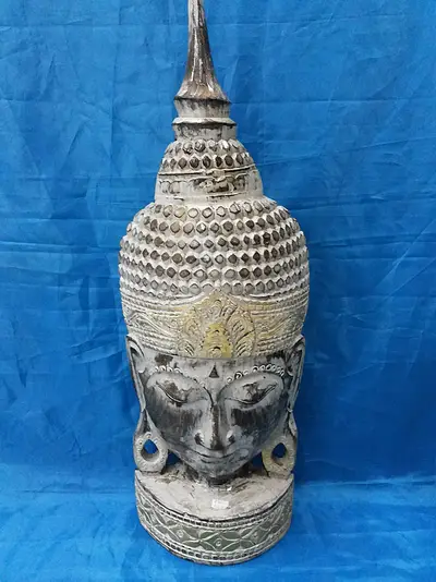 Budha Head with stand color