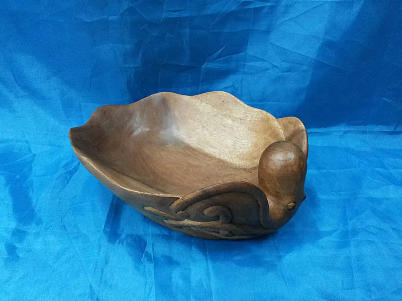 Octopus Bowl Animal Wood Carvings