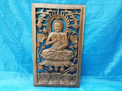 Budha Panel Balinese Wall Panel Carvings