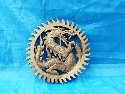 Dragon Panel Balinese Wall Panel Carvings