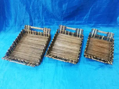 Palm Bowl Set 3 - Rectangular