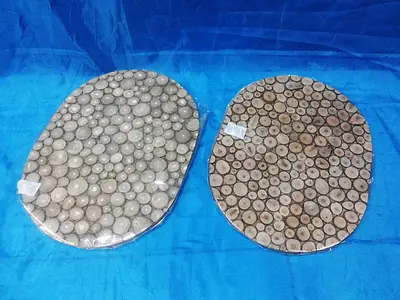 Placemate Teak Wood 1 Pcs - Oval