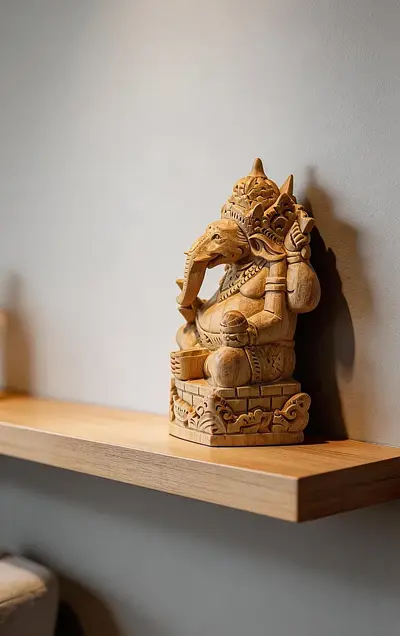 Ganesha Hindu & Buddha Wood Carvings