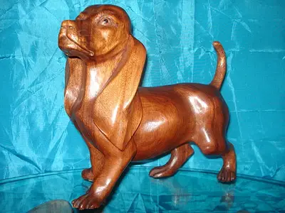 Dog Animal Wood Carvings