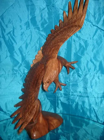 Flying Eagle Animal Wood Carvings