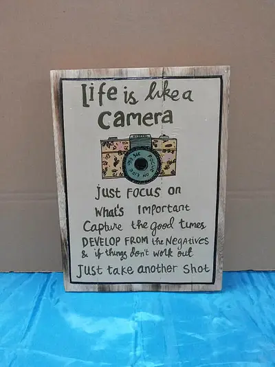 Life is like a camera