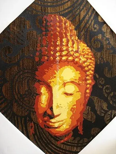 Budha Head Balinese Paintings