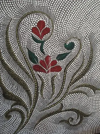 Flower Dot Balinese Paintings