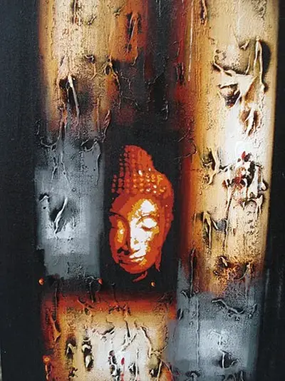 Budha Abstract Balinese Paintings