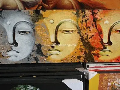 Three Budha Head
