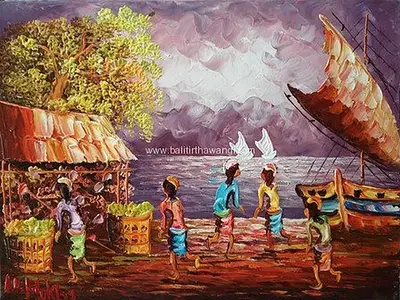 Traditional Market Balinese Paintings