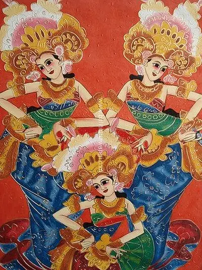 Legong Dancer Thrice