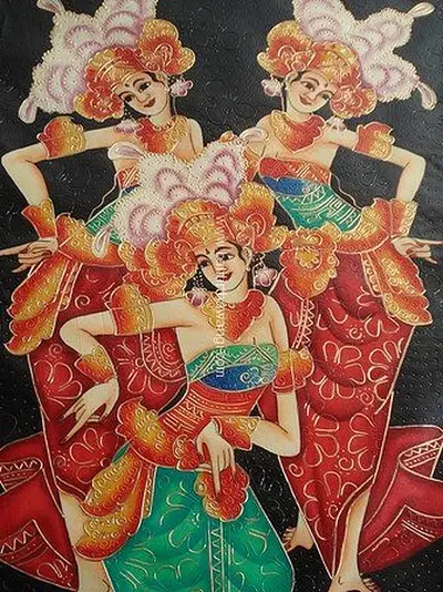 Legong Dancer Thrice