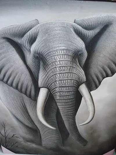 Elephant Balinese Paintings