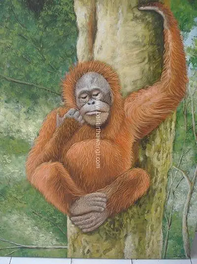 Orang Utan Balinese Paintings